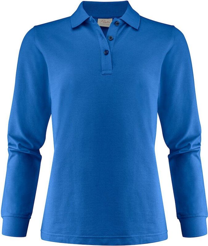 Printer - Surf Pro Ls - Polo Piqué - Oceaan Blauw - Dames