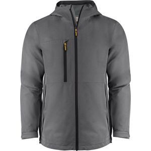 Printer - Shell Jas Hiker - Staalgrijs - Heren - Maat 5XL