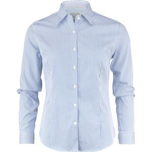 J.Harvest & Frost - Yellow Bow 50 - Hemd - Hemelsblauw/Gestreept - Slim Fit