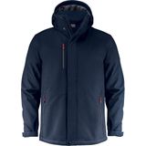 Printer - Softshell Overlanding - Heren - Marine - Gevoerde Softshell Jas - Met Afneembare Capuchon