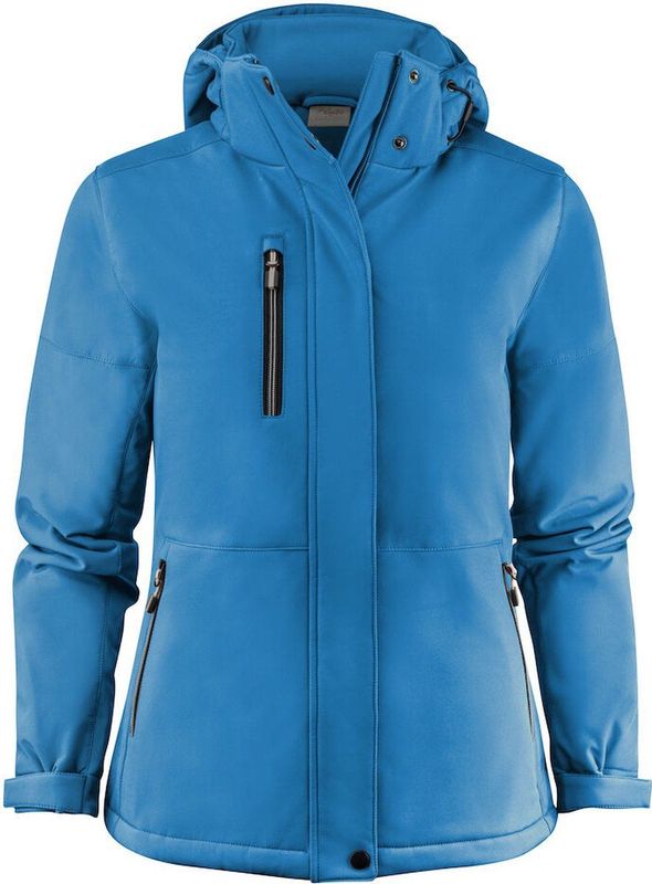Printer - SOFTSHELL OVERLANDING LADY 2261070 - Oceaan Blauw - Jacks