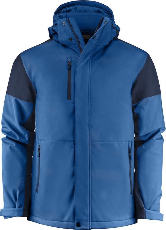 Printer - Padded Softshell Prime - Gevoerde Softshell Jas - Kobalt/Marine - Gerecycled Polyester