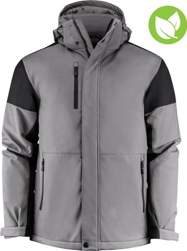 Printer Prime - Softshell Jas - Gevoerd - Zwart - Duurzaam Materiaal