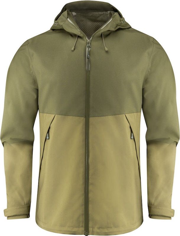 James Harvest - Northville Shell Jas - Mosgroen - Heren - Waterproof - Windproof