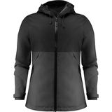 James Harvest - Northville Shell Jas - Dames - Zwart - 50% Polyester - 50% Gerecycled Polyester - Waterproof - Windproof