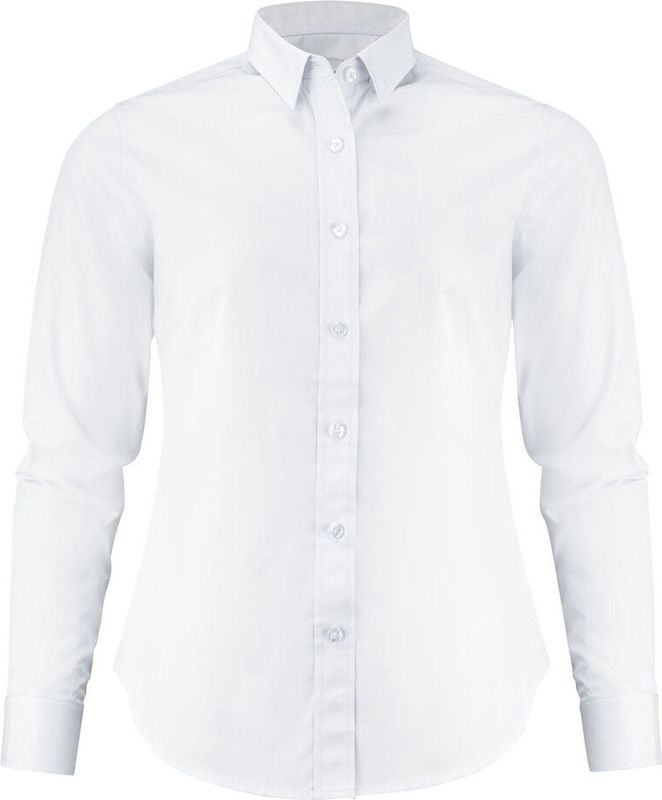 James Harvest Acton Hemd Dames Wit maat XS