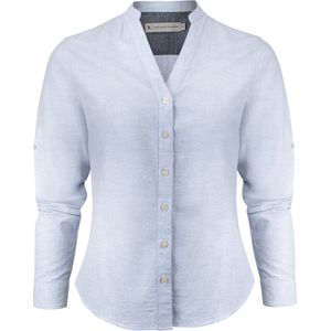 James Harvest Sportswear - Townsend - Overhemd - Linnenblend - Wit