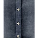 James Harvest - Townsend - Overhemd - Lichtblauw - Linnenblend