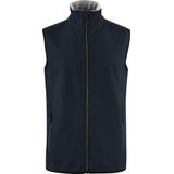 Trial - Softshell Vest - Zwart - 94% Polyester 6% Elasthaan