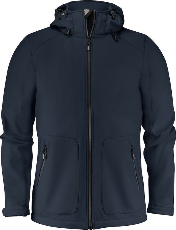 Printer - Karting - Jacket - Dark Navy - Softshell - Heren