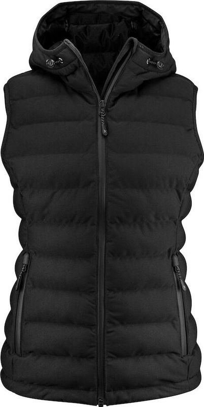 James Harvest - Woodlake Heights - Bodywarmer - Zwart - Recycled Polyester