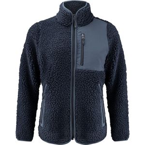 James Harvest Kingsley Fleece Jas Dames Marine maat XL