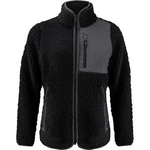 James Harvest Sportswear - Kingsley Full Zip Vest - Dames - Bicolor Teddy Fleece