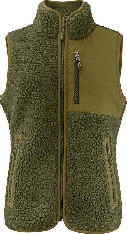 James Harvest KINGSLEY VEST WOMAN 2121505 - mosgroen