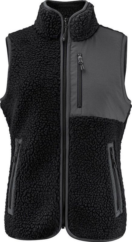James Harvest KINGSLEY VEST WOMAN 2121505 - Zwart