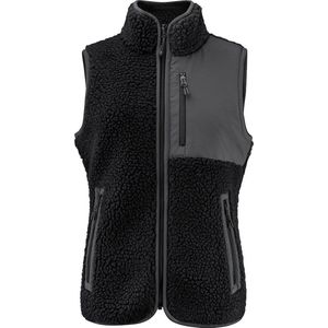 James Harvest Sportswear - Kingsley Vest - Dames - Bicolor Teddy Fleece