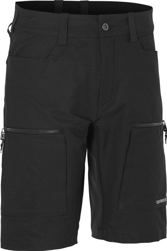Didriksons - Adrian Usx Shorts Outdoorbroek Unisex - Black - Sorona® Materiaal