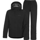 Didriksons - Grit - Outdoorjas & Broek - Set - Zwart - Polyamide