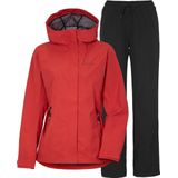 Didriksons Grit - Outdoorjas & Broek - Set - Zwart - Polyamide - Winddicht