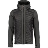 Didriksons ZUKO USX FULLZIP Heren Outdoorjas - Coal black