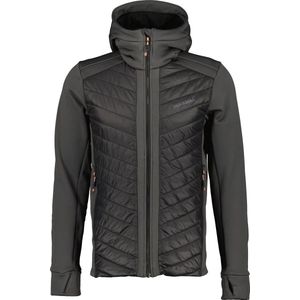 Didriksons ZUKO USX FULLZIP Heren Outdoorjas - Coal black