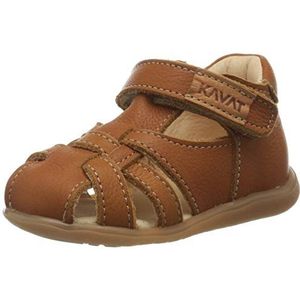 Kavat unisex baby rullsand sandalen, Bruin Light Brown, 19 EU
