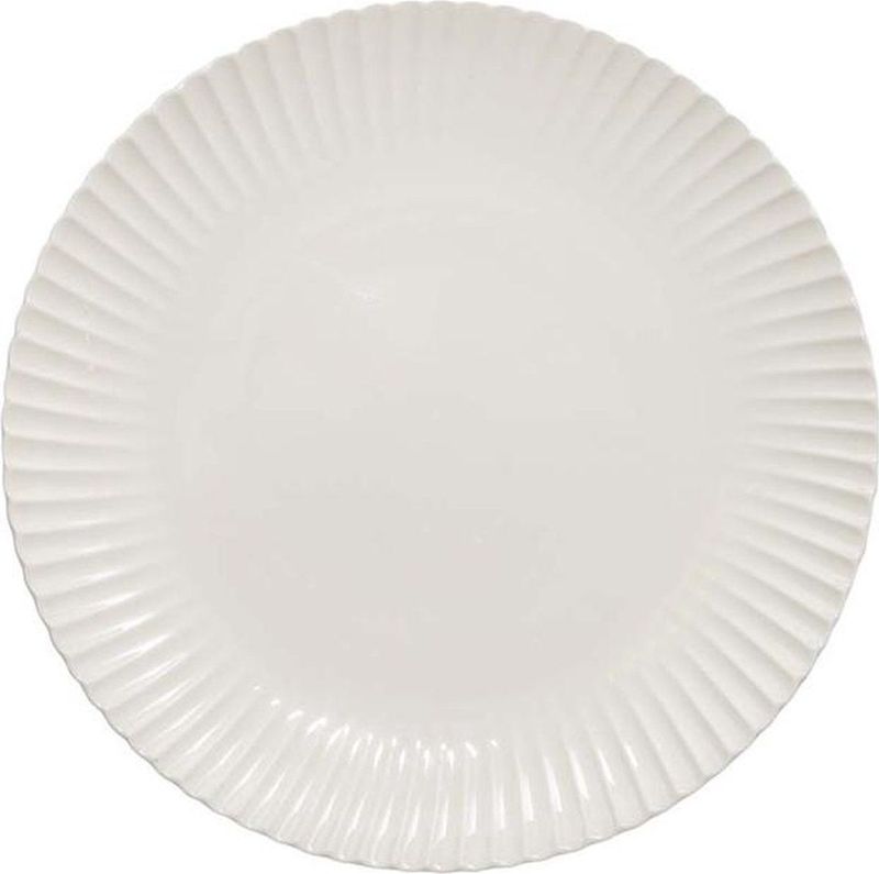 ByOn 5287901302 ontbijtbord van porselein, 21 cm, wit