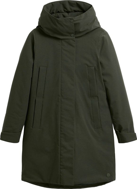 Elvine - Eline - Lange Jas - Olijfgroen - 100% Polyester - Waterdicht, Winddicht