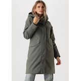 Elvine Womens Signy Lange jas (Dames |olijfgroen/grijs)
