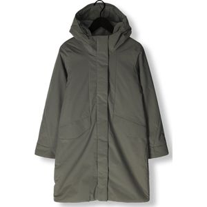 Elvine Womens Signy Lange jas (Dames |olijfgroen/grijs)