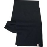 Ivanhoe gebreide sjaal van wol Uni Navy - One Size 175x23 - Blauw