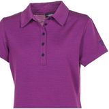 Ivanhoe poloshirt Evin Purple voor dames van Merino en Tencel - Paars