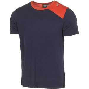 Ivanhoe t-shirt Kian SS Navy voor heren van Merino en Tencel - Blauw