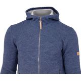 Ivanhoe - Morel Hood - Vest - Denim Blauw - Wol/Tencel
