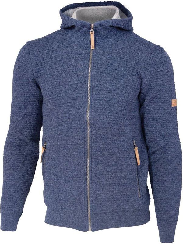 Ivanhoe - Morel Hood - Vest - Denim Blauw - Wol/Tencel