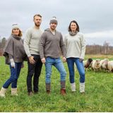 Ivanhoe - NLS Root - Gebreide Trui - Birch - 100% Zuivere Ongeverfde Wol