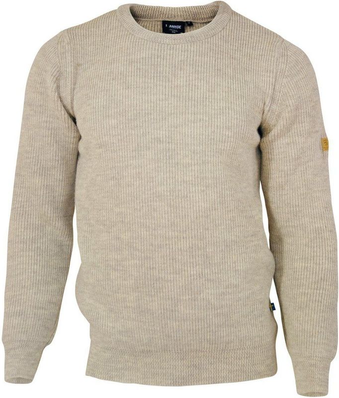 Ivanhoe - NLS Root - Gebreide Trui - Birch - 100% Zuivere Ongeverfde Wol