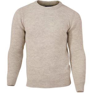 Ivanhoe trui NLS Petal Birch heren - zuivere ongeverfde wol