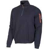Ivanhoe - Hadar Half Zip Windbreaker - Vest - Blauw - Fijne Merinowol