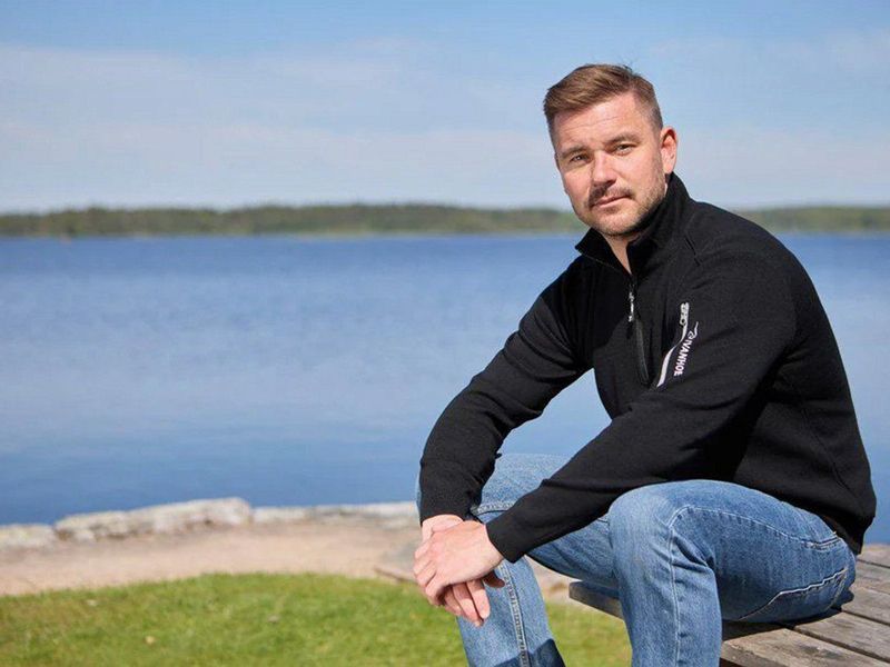 Ivanhoe - Hadar Half Zip Windbreaker - Vest - Blauw - Fijne Merinowol