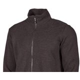 Ivanhoe - Hadar - Vest - Zwart - Merinowol - Volledige Rits