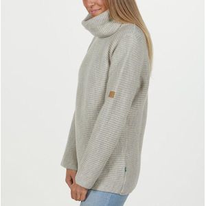 Ivanhoe trui NLS Holly Natural White Coll - zuivere ongeverfde wol