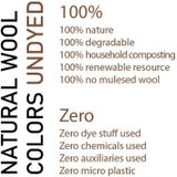 Ivanhoe - NLS Petal Coffee Bean - Gebreide Trui - 100% Zuivere Ongeverfde Wol