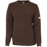 Ivanhoe - NLS Petal Coffee Bean - Gebreide Trui - 100% Zuivere Ongeverfde Wol