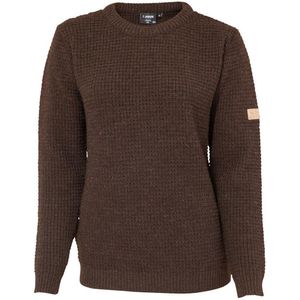 Ivanhoe - NLS Petal Coffee Bean - Gebreide Trui - 100% Zuivere Ongeverfde Wol