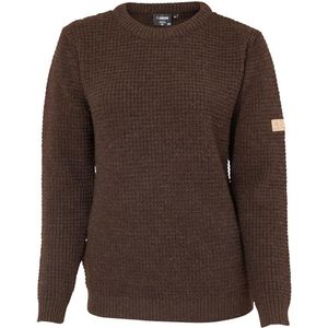 Ivanhoe - NLS Petal Coffee Bean - Gebreide Trui - 100% Zuivere Ongeverfde Wol