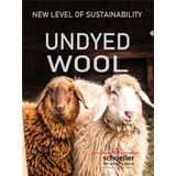 Ivanhoe trui NLS Elm Coffee Bean half zip - zuivere ongeverfde wol