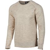 Ivanhoe of Sweden - NLS Beech Crewneck - Gebreide Trui - Beige/Grijs - 100% Wol