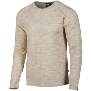 Ivanhoe - NLS Beech Crewneck - Gebreide Trui - Birch - 100% Zuivere Ongeverfde Wol