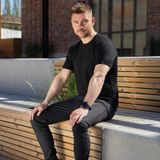 Ivanhoe - UW Ceasar - T-shirt - Zwart - 100% Merinowol